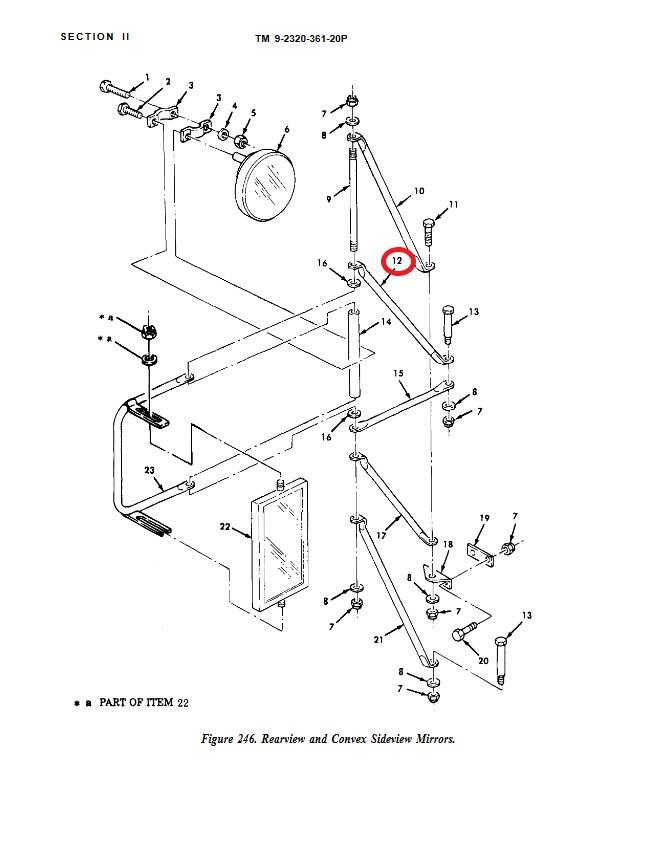 COM-3228 | COM-3228 Rear View Mirror Arm .jpg