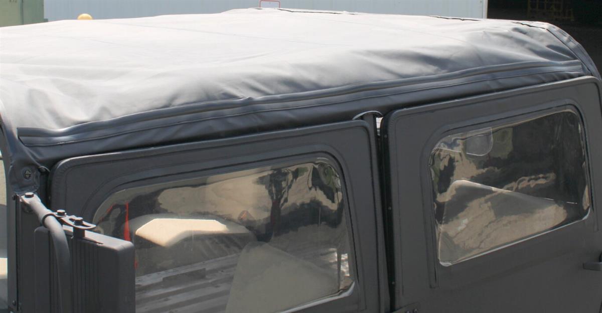 HM-3747 | HM-3747 4 Man Black Soft Top Kit and Rear Curtain with Set of 4 Soft Doors HMMWV 4.jpg