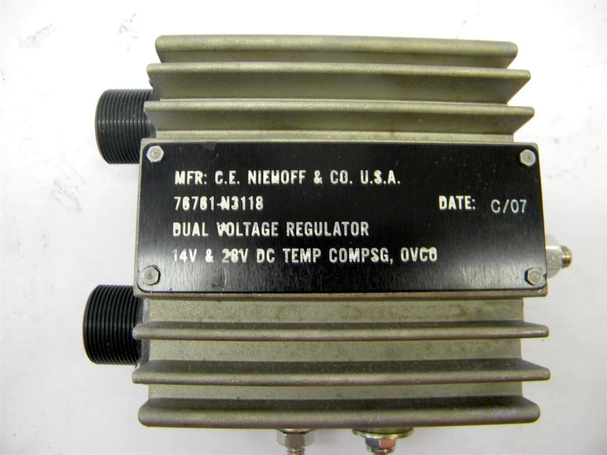 MRAP-315  | MRAP-315 Niehoff Dual Voltage Regulator 14 Volt  28 Volt MRAP   (5).JPG