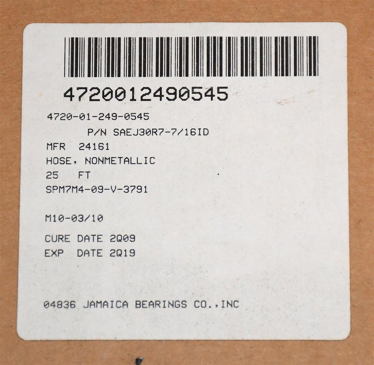 SP-545 | SP-545  Hose Nonmetallic Fuel Vapor 0.438 Inch Inside Diameter Special Application (2).JPG