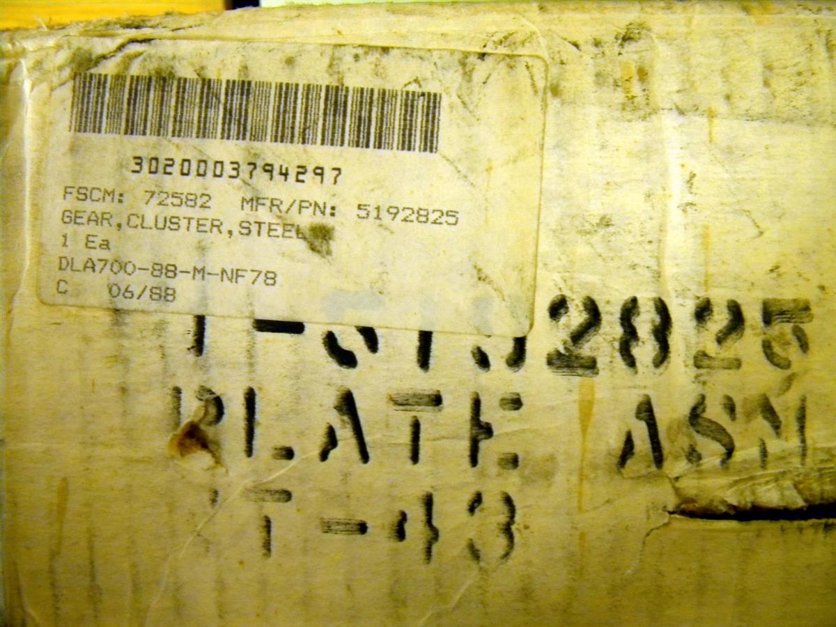 SP-1482 | 3020-00-379-4297 Outer Clutch Pressure Plate for Model 2A-2A Crushing and Screening Plant. NOS (1).JPG