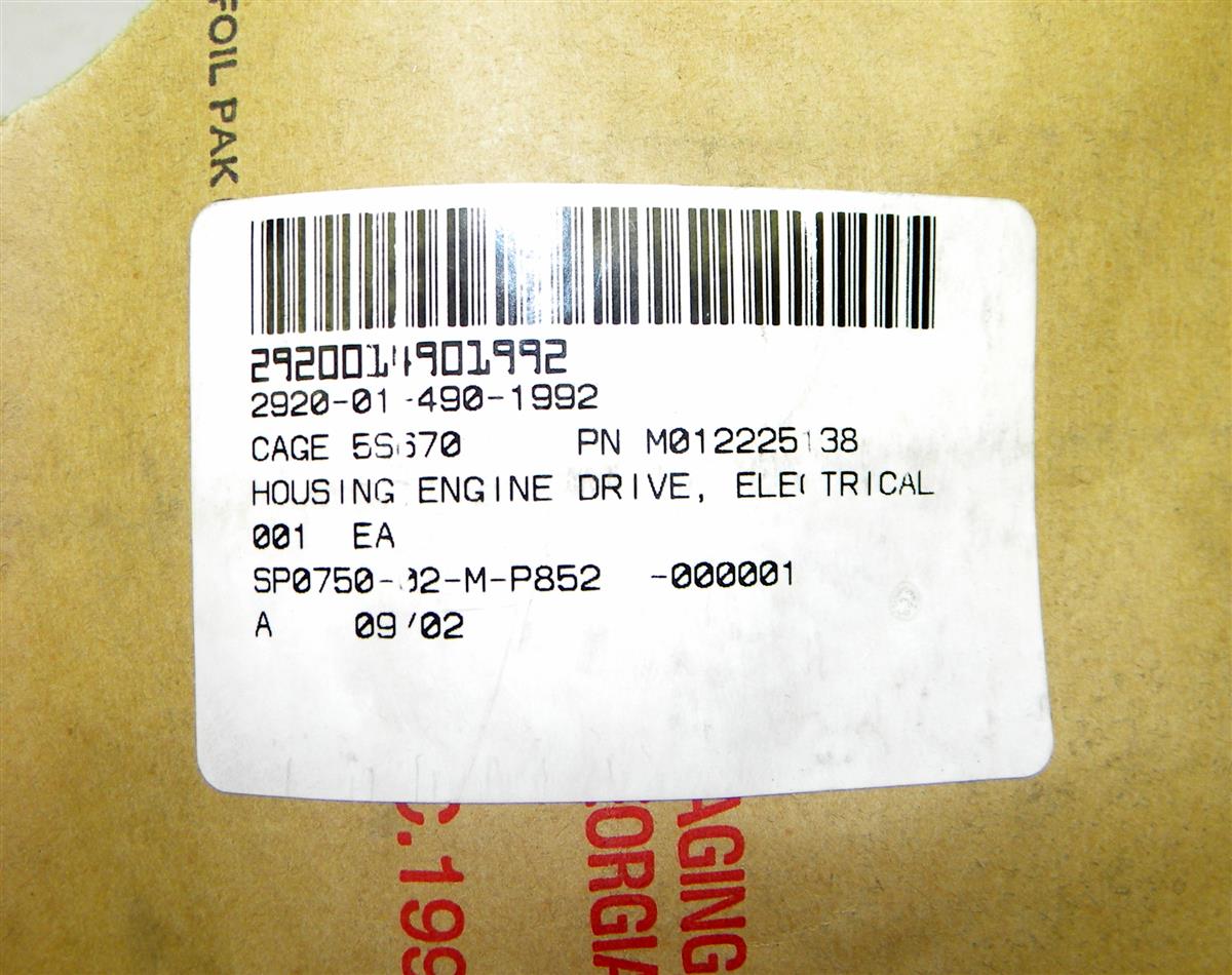 COM-3269 | 2920-01-490-1992 Housing, Engine Drive, Electrical Starter, Leece-Neville Starter Brush Cove.JPG