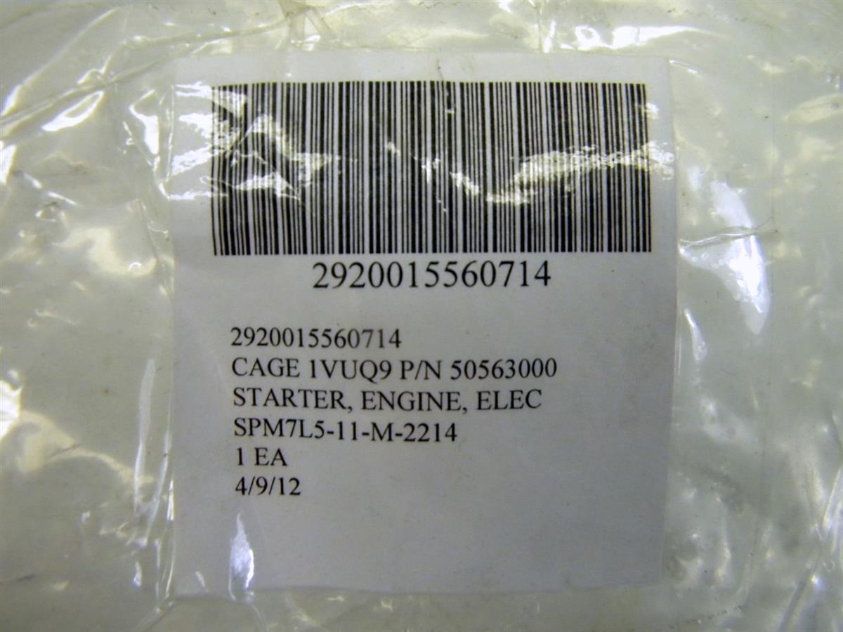 SP-1484 | 2920-01-556-0714 Hatz Diesel Starter 24 Volt, 3 KW for M992 FAASV. NOS (4).JPG