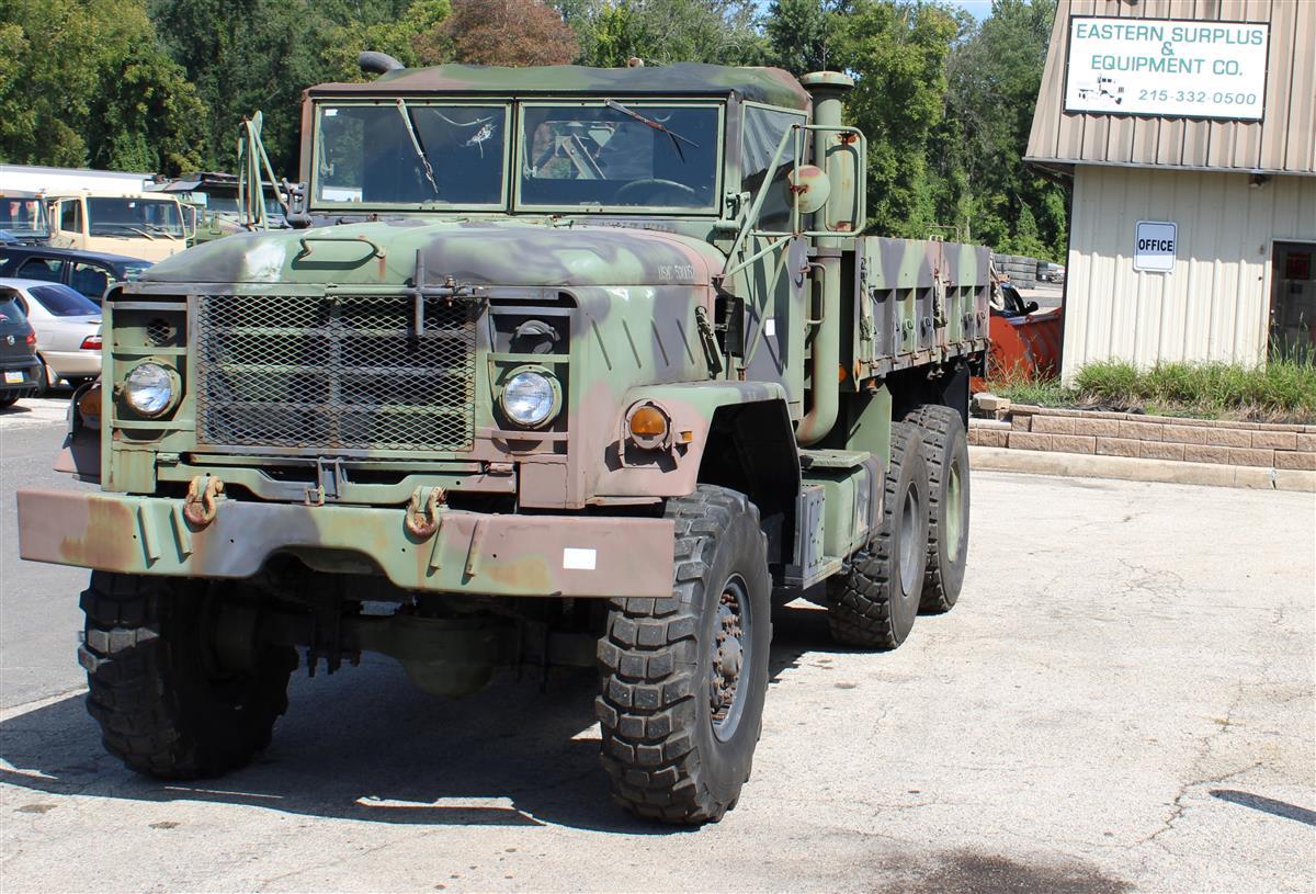 M923A1 Marine Corps. Issued Cargo Trucks 6x6 Cummins Diesel ISO BED