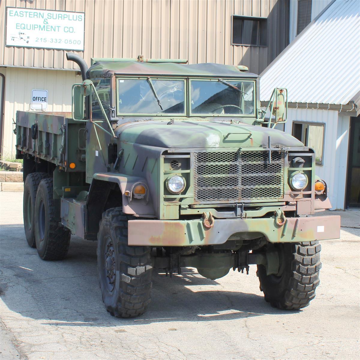 M923A1 Marine Corps. Issued Cargo Trucks 6x6 Cummins Diesel ISO BED