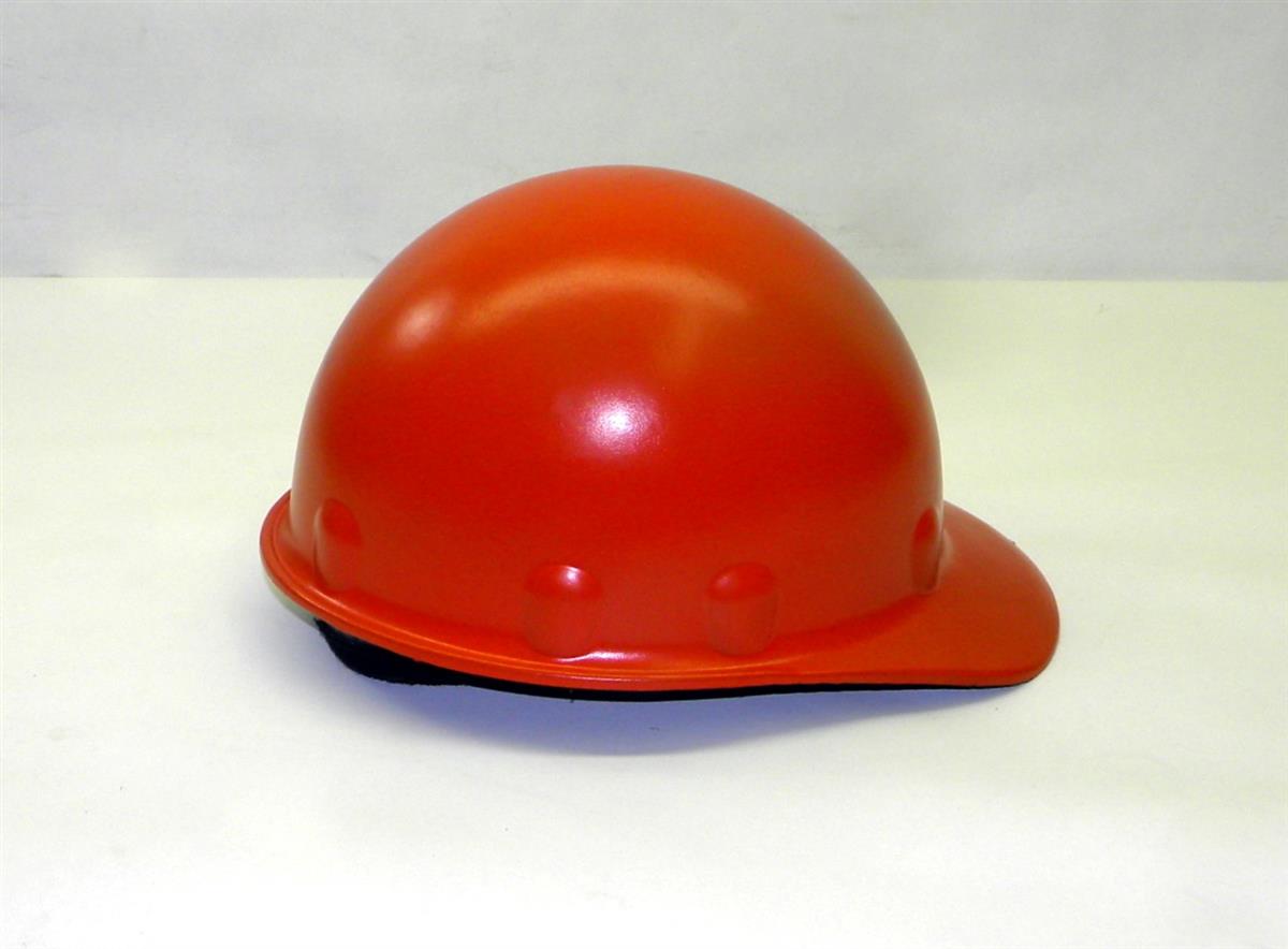SP-1529 | PN P2W03A000 Fibre-Metal Head Protection, Hard Hat Burnt Orange Safety. NOS.  (3).JPG