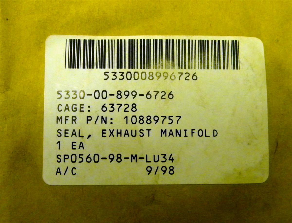 COM-5195 | 5330-00-899-6726 Ring Seal for Exhaust Manifold for M35A2 Series with Multi-Fuel Engine. NOS.  (1).JPG