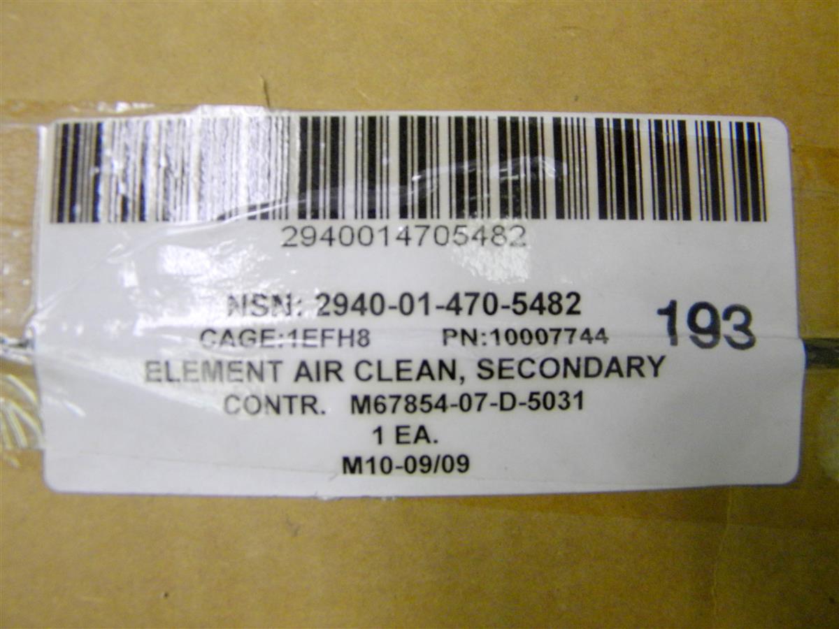 MRAP-150 | 2940-01-470-5482 Filter Element, Intake Air Cleaner, Donaldon Air Filter (1).JPG