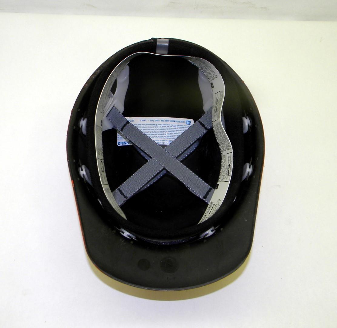 SP-1529 | PN P2W03A000 Fibre-Metal Head Protection, Hard Hat Burnt Orange Safety. NOS.  (1).JPG