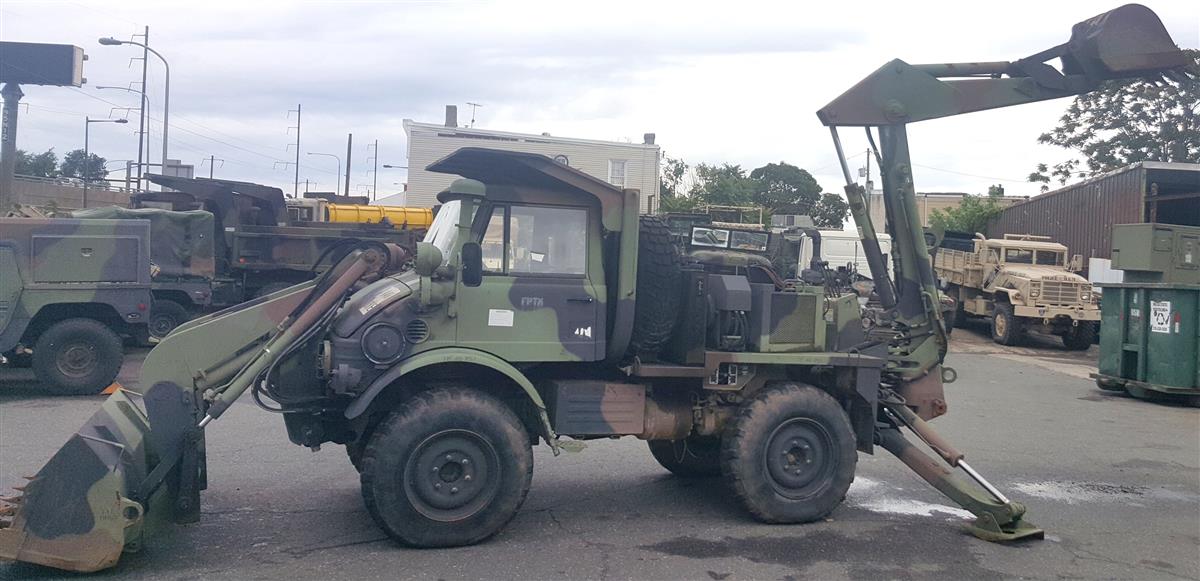 Unimog Backhoe Loader