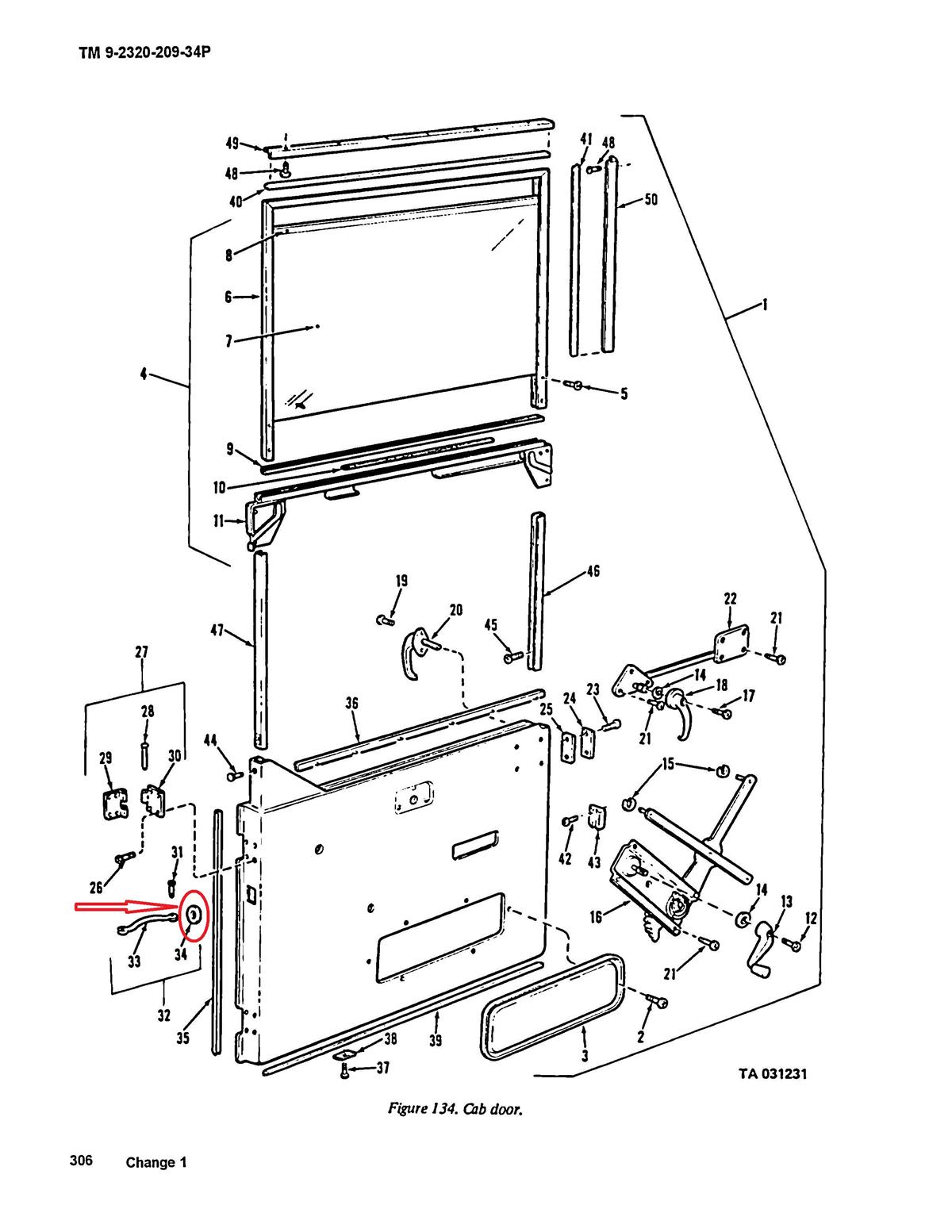 COM-3246 | 2510-00-057-1630 Pad, Door Check Door Check Pad Bushing Diagram.jpg