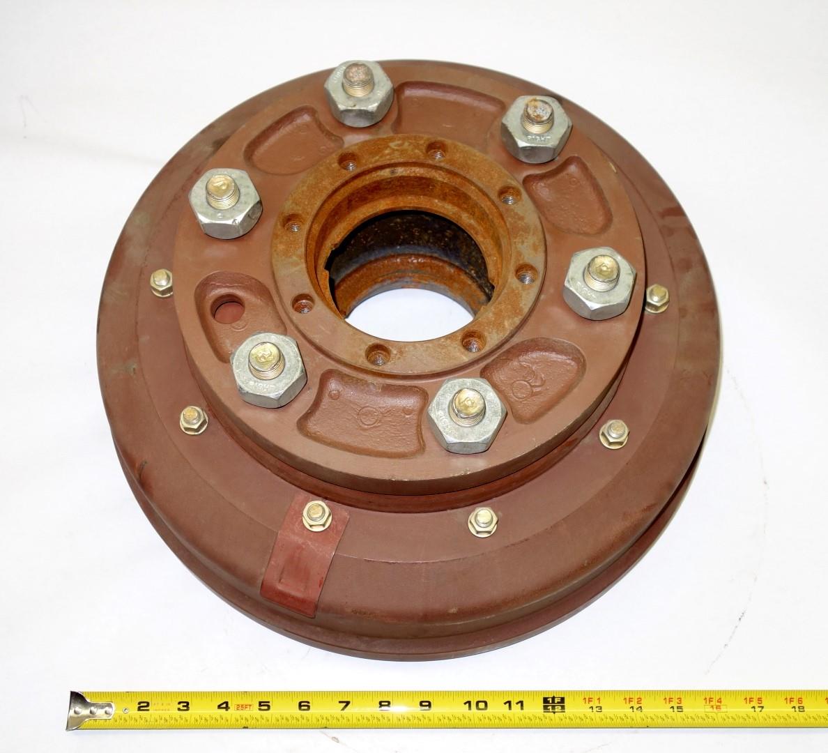 M35-663 | 2530-00-193-8183 Front Right Side Hub and Drum Assembly for M35 M35A1 and M35A2 Series NOS (2).JPG