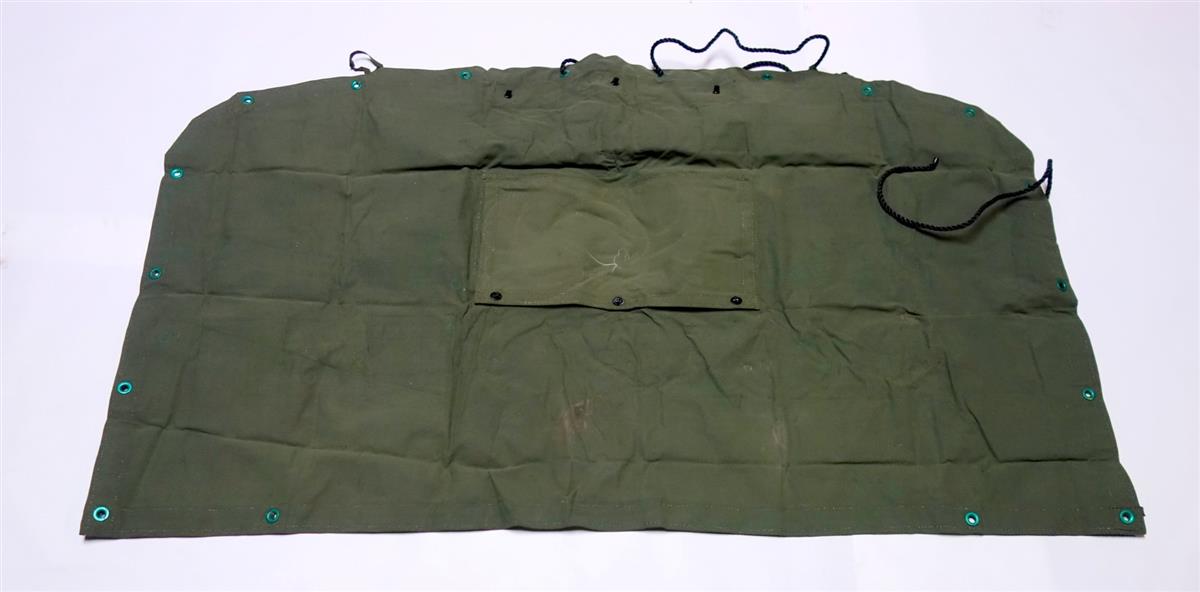 COM-5222-CANVASGREEN | 2540-00-402-2157 Canvas Green Cargo Cover End Curtain for M35 M54 M809 and M939 Series NOS (3).JPG