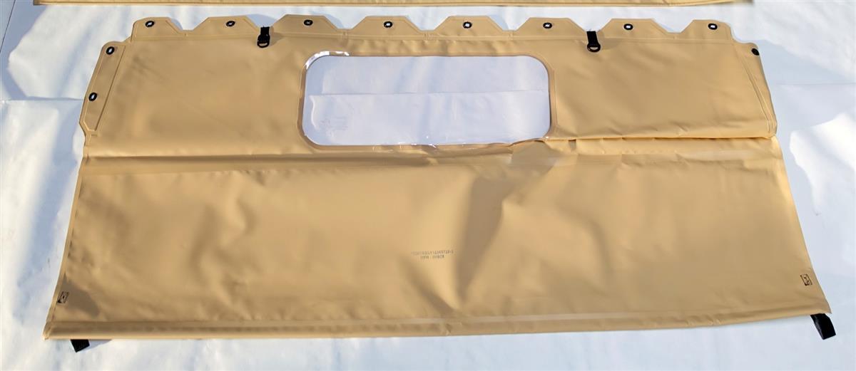 HM-937 | 2540-01-330-6171 2540-01-330-6173 Two Man Tan Vinyl Soft Top and Curtain for HMMWV NOS (3).JPG