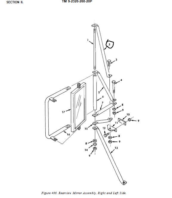 5T-1030 | 5T-1030  Rearview Mirror Arm Brace.JPG