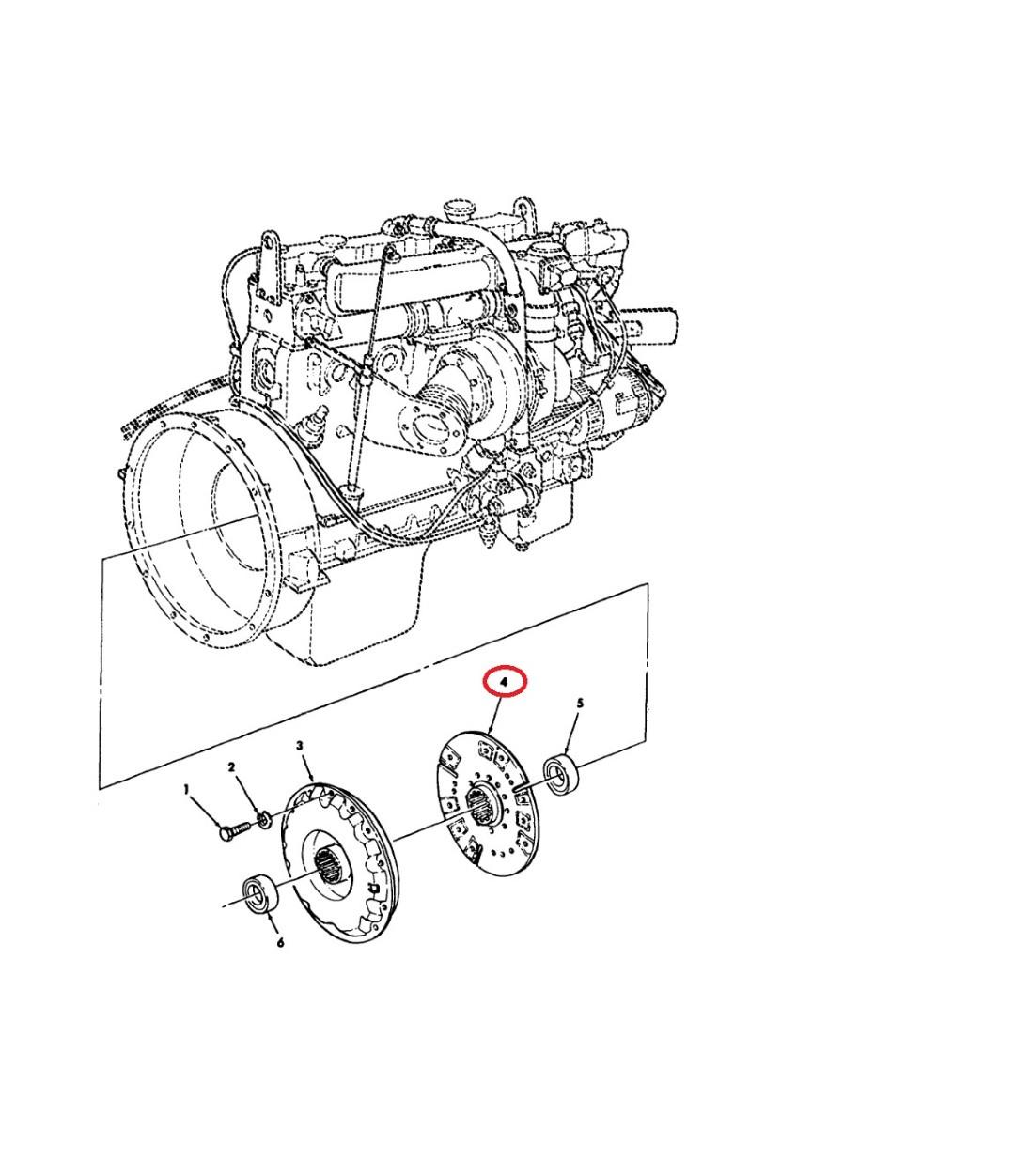 5T-501 | 5T-501 5 Ton Clutch Disc Parts Diagram (Large).jpg