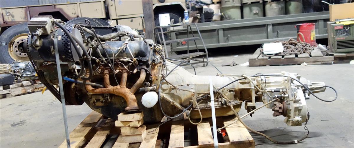 HM-698 | 6.2 Liter GM Diesel Engine with 3 Speed Automatic Transmission and Transfer Case USED (6).JPG