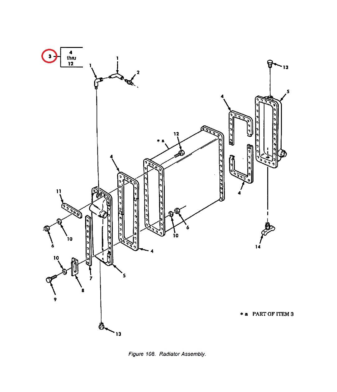 9M-102 | 9M-102 M939 Series Engine Coolant Radiator Parts Diagram (Large).JPG