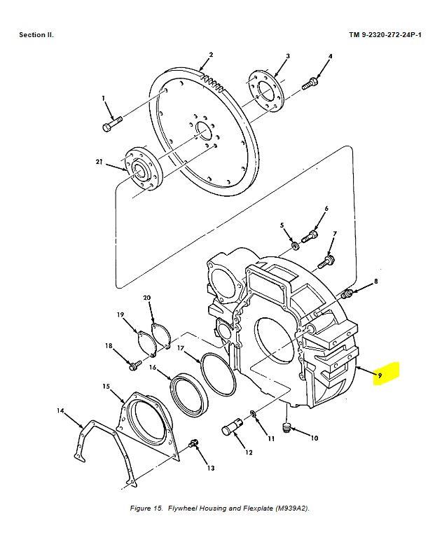 9M-1851 | 9M-1851 Flywheel Housing M939A2 Dia 1.JPG