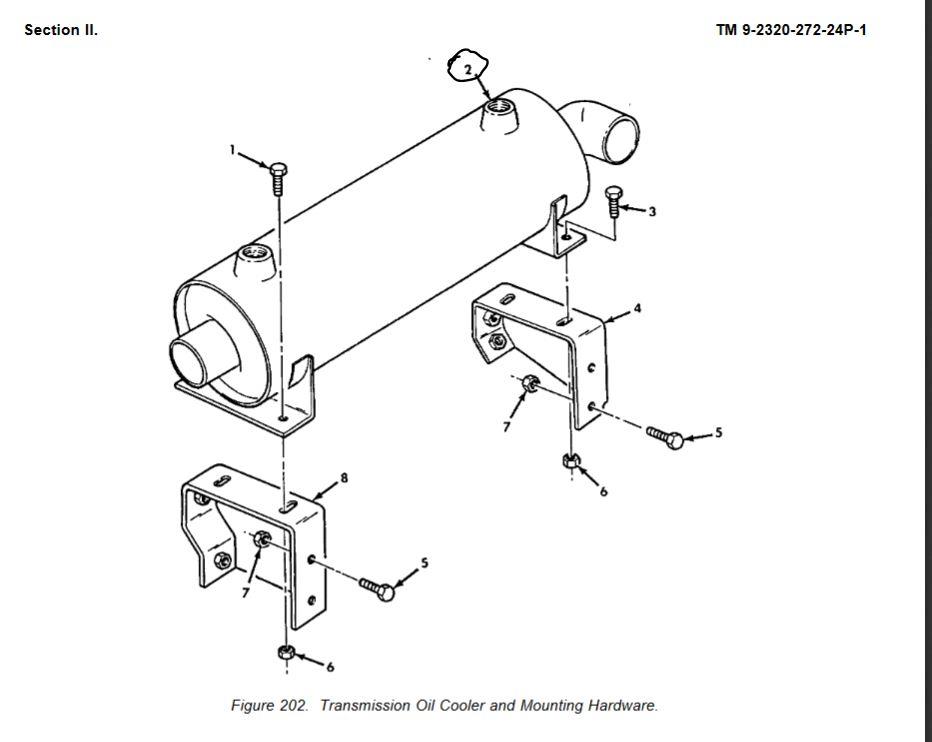 9M-726 | 9M-726  M939 Transmission Oil Cooler.JPG