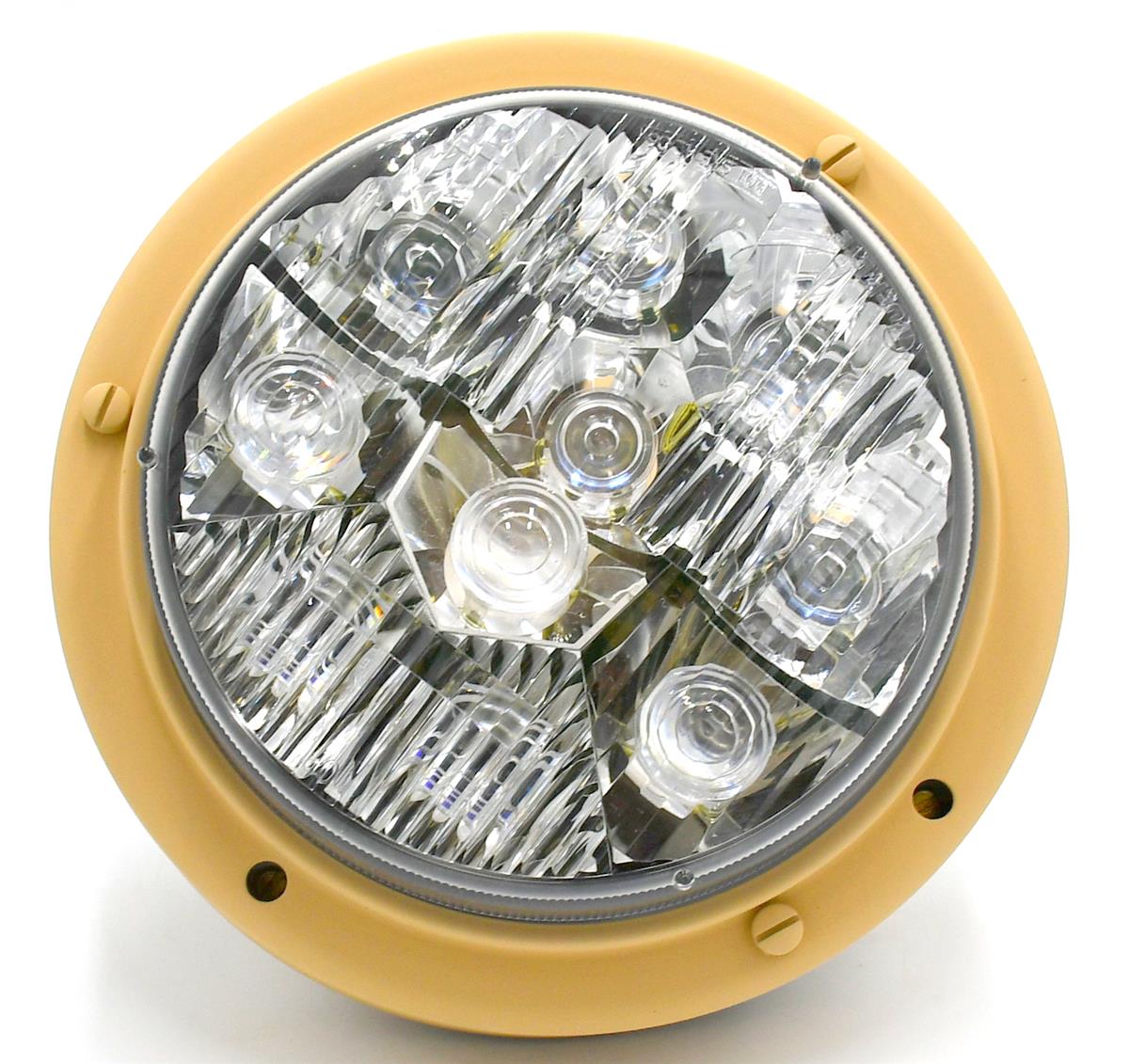 ALL-5180-TAN | ALL-5180-TAN LED Headlight 24 Volt with Tan Metal Housing (4).JPG