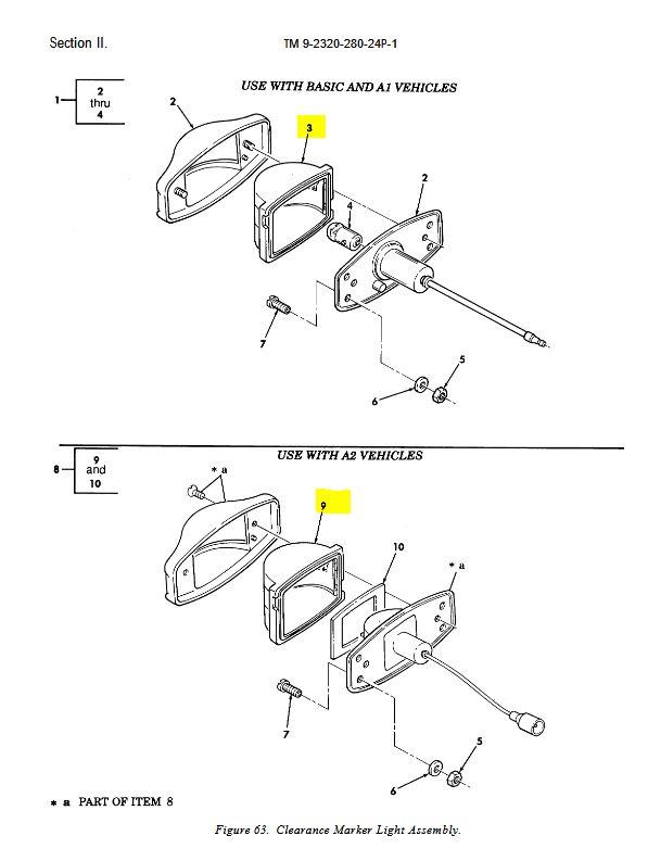 COM-5743 | COM-5743 Red Lens Rear Side Clearance Marker Light Assembly DIA 1 HMMWV (1).JPG