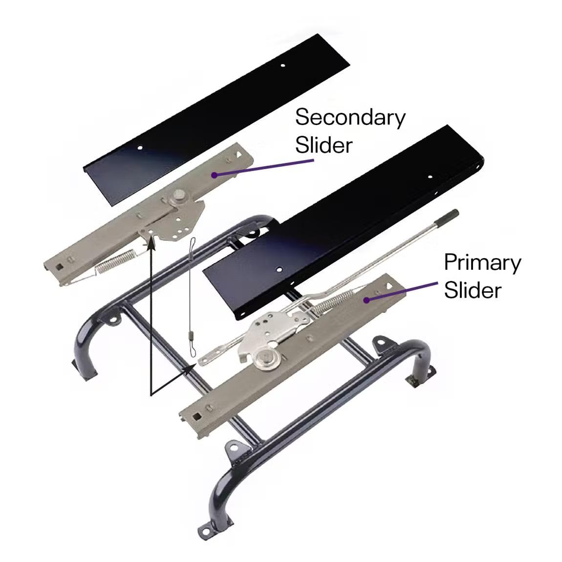 COM-5753 | COM-5753 Universal Seat Mounting Frame with Slider and Mounts Common Application15.jpg