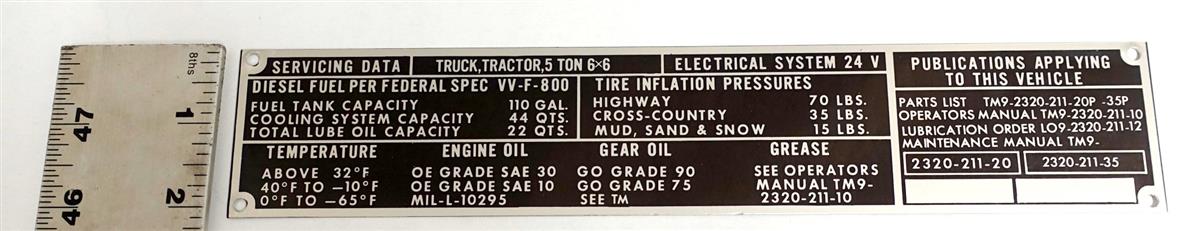 DT-434 | DT-434 24 Volt Diesel Electrical System Servicing Data Tag NOS (4).JPG