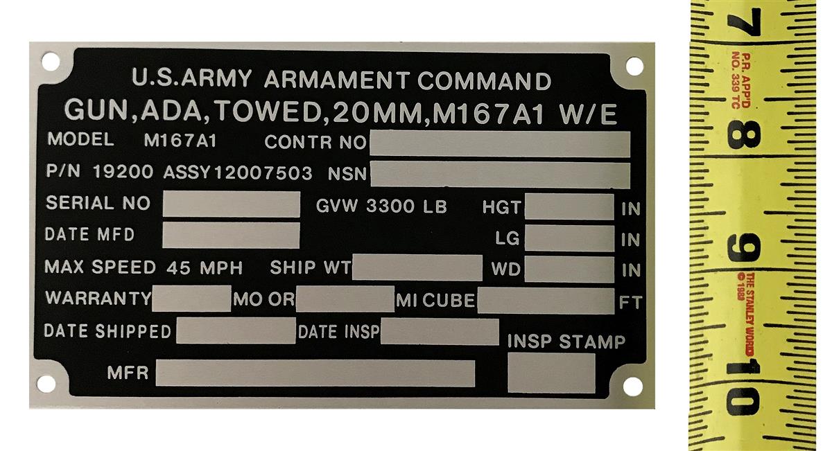 DT-468 | DT-468  Towed M167A1 Data Plate (5).jpg