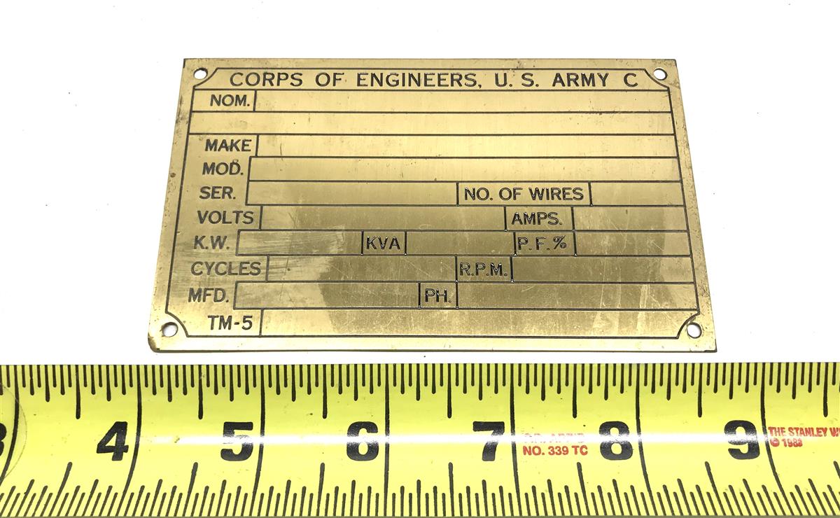 DT-472 | DT-472 Corps of Engineers, U. S. Army C Identification Plate (5).jpg