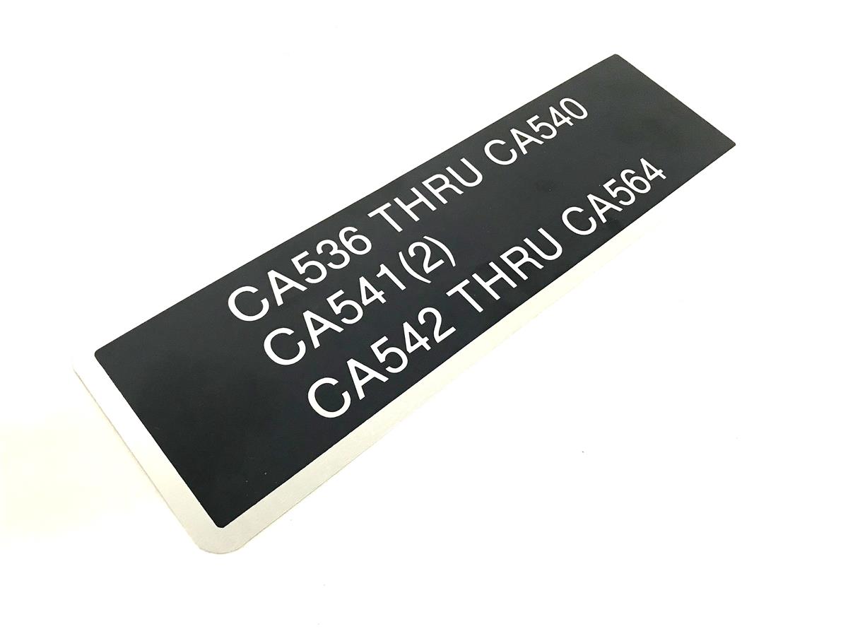 DT-499 | DT-499 CA536 THRU CA540 Identification Plate (3).jpg