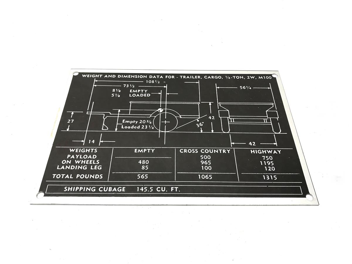 DT-508 | DT-508 14 Ton Cargo Trailer Weight and Dimension Data Plate (1).jpg