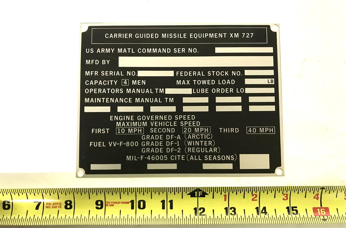 DT-510 | DT-510 Carrier Guided Missile Equipment ID Plate (5).jpg