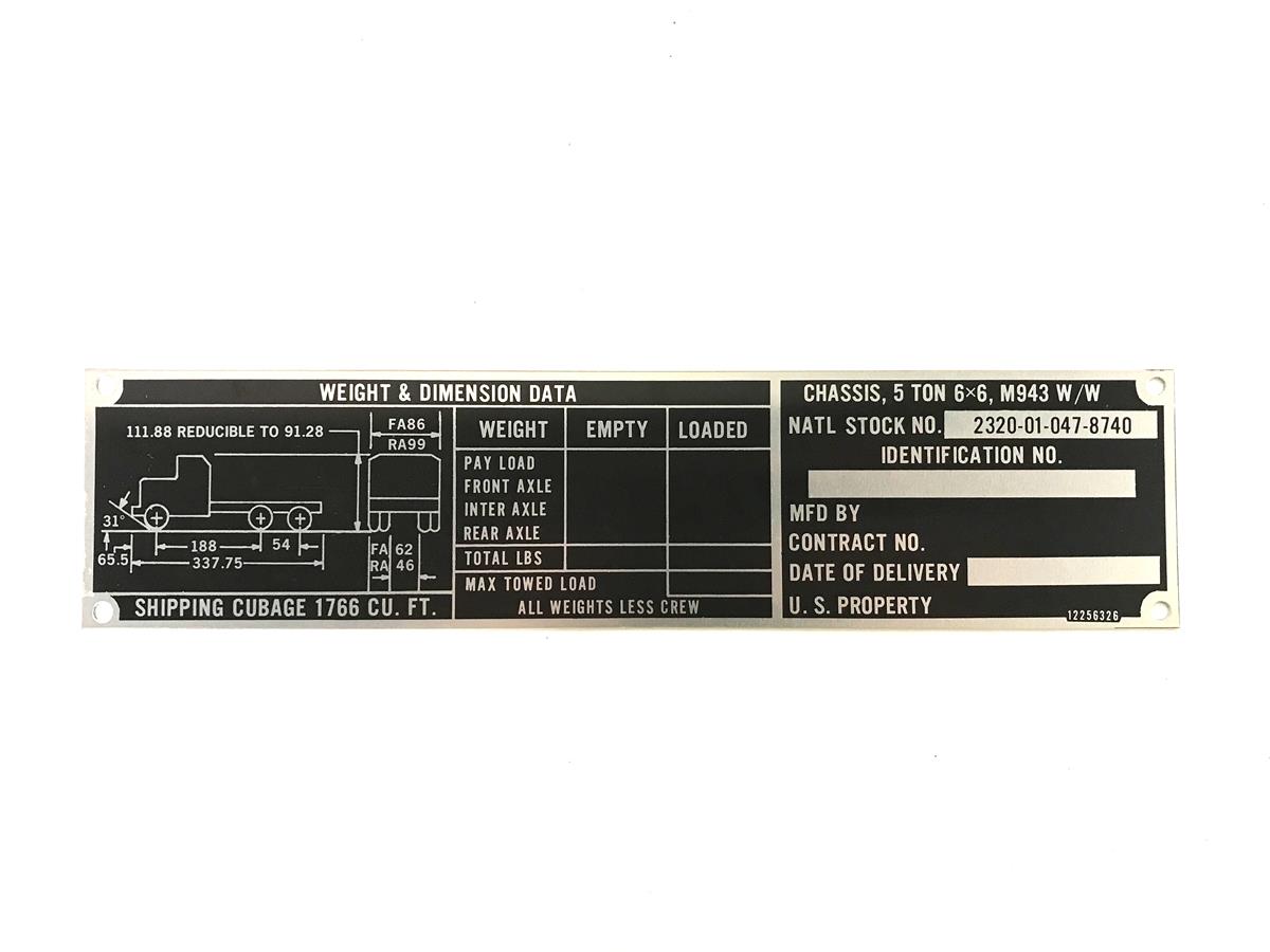 DT-519 | DT-519 M943 Chassis Weight and Dimension Data Plate (5).jpg