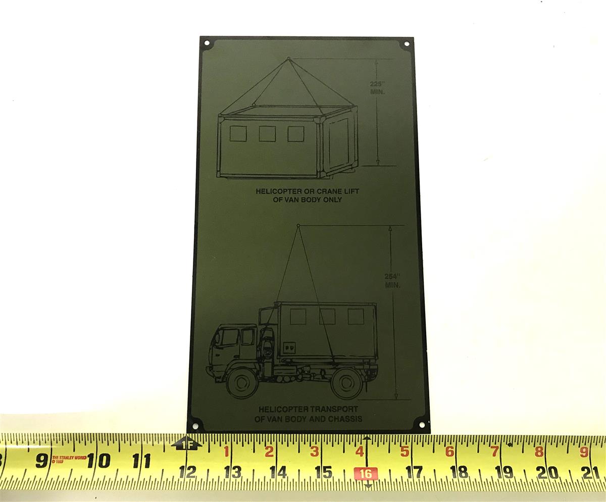 DT-527 | DT-527 Helicopter Transport Data Plate (4).jpg