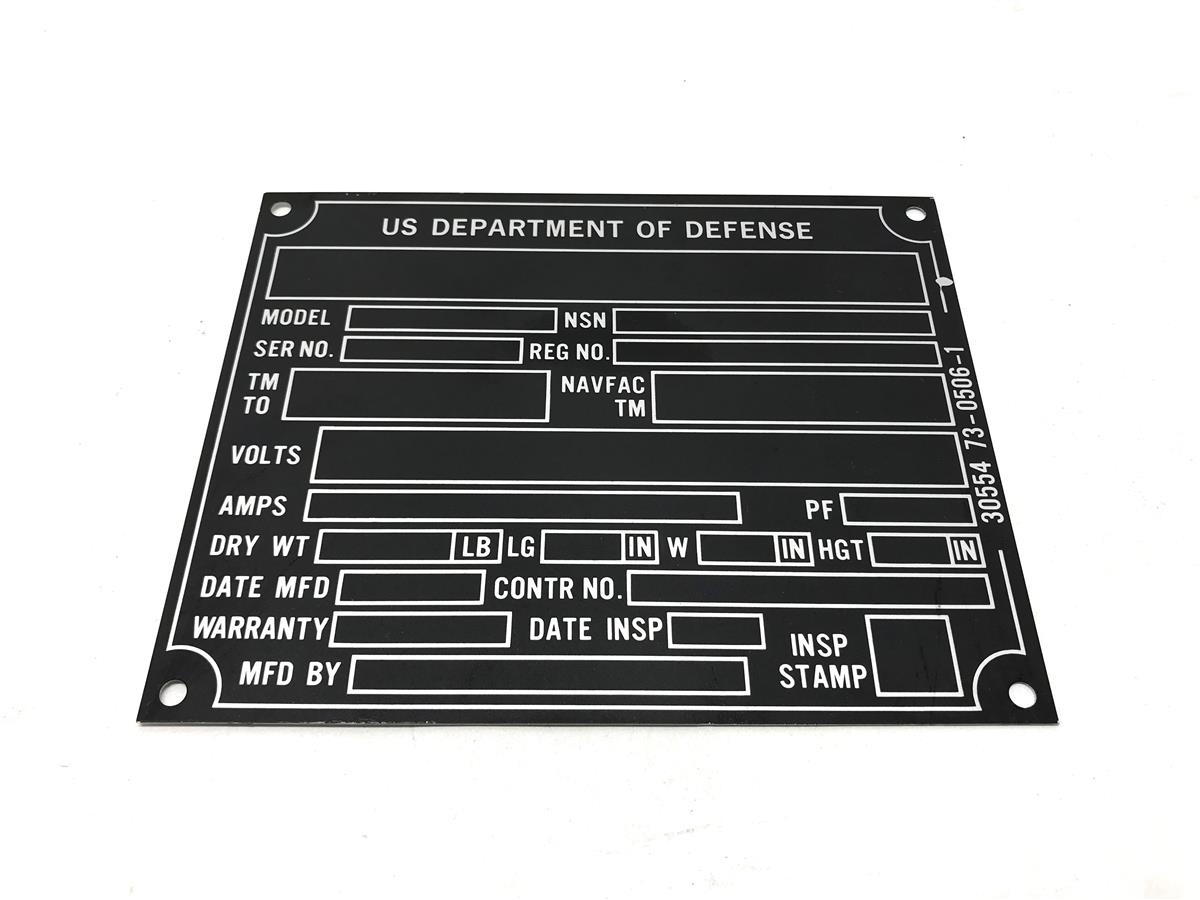DT-529 | DT-529 US DOD Identification Data Plate (1).jpg