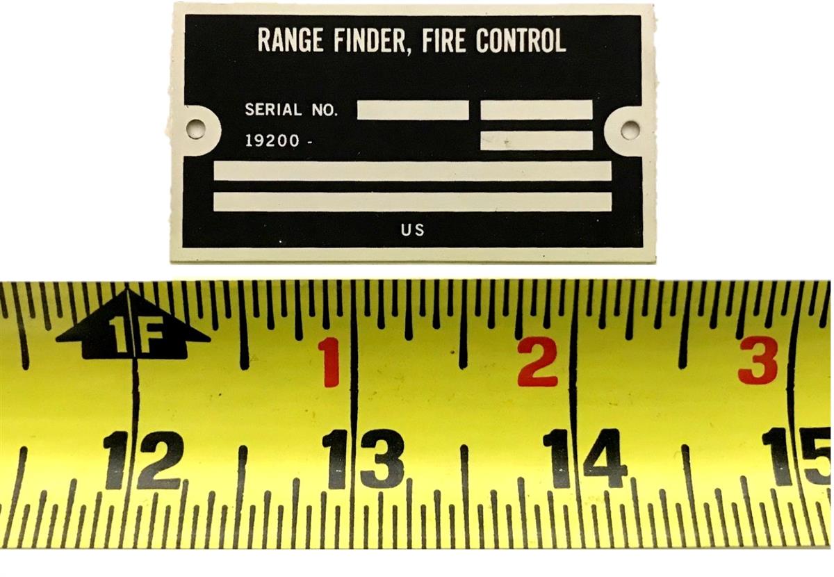 DT-534 | DT-534 Fire Control Range Finder Data Plate (4).jpg