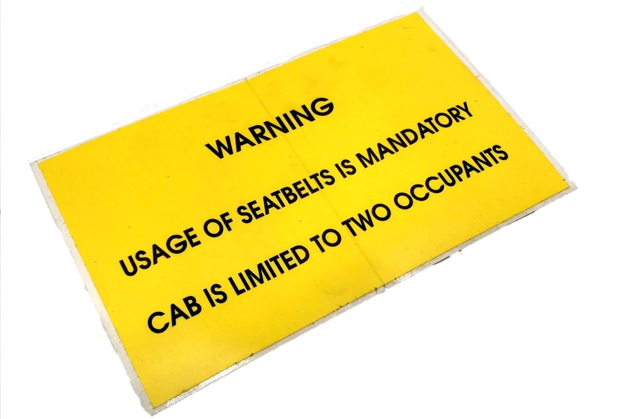 DT-539 | DT-539 Seatbelt Warning Decal (2).jpg