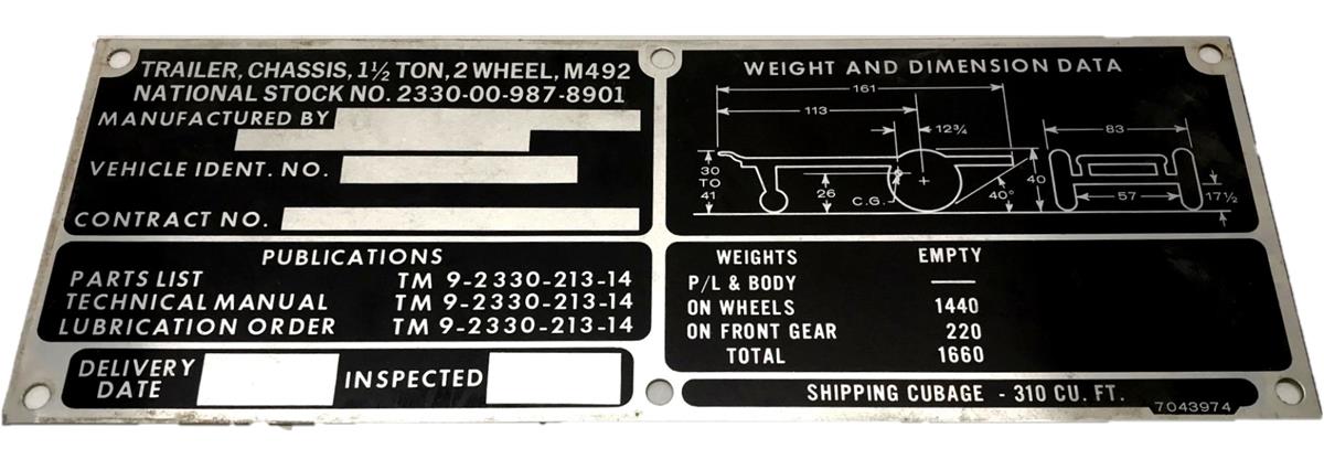 DT-551 | DT-551  M492 Chassis Trailer Weight and Dimension Data Plate (2).jpg