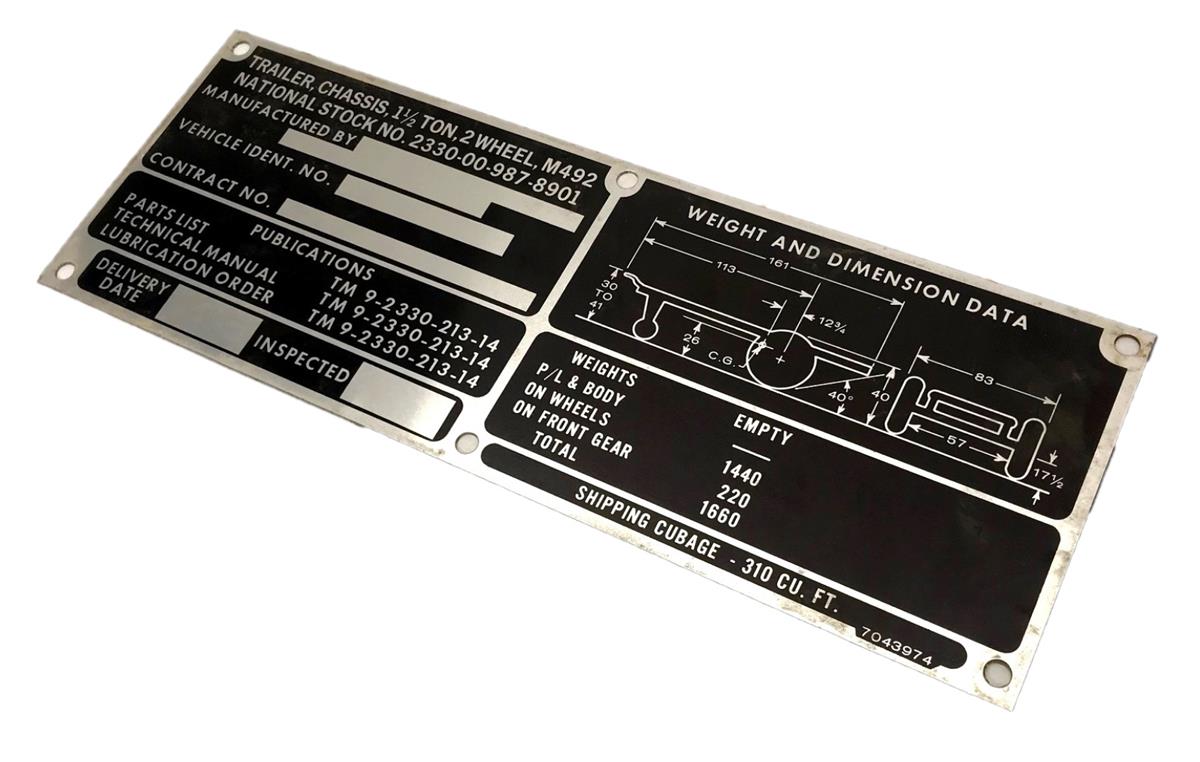 DT-551 | DT-551  M492 Chassis Trailer Weight and Dimension Data Plate (3).jpg