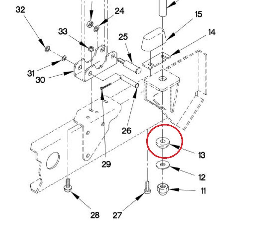 FM-183 | FM-183  FMTV  LMTV Front Cab Support Mount Upper Bushing.JPG