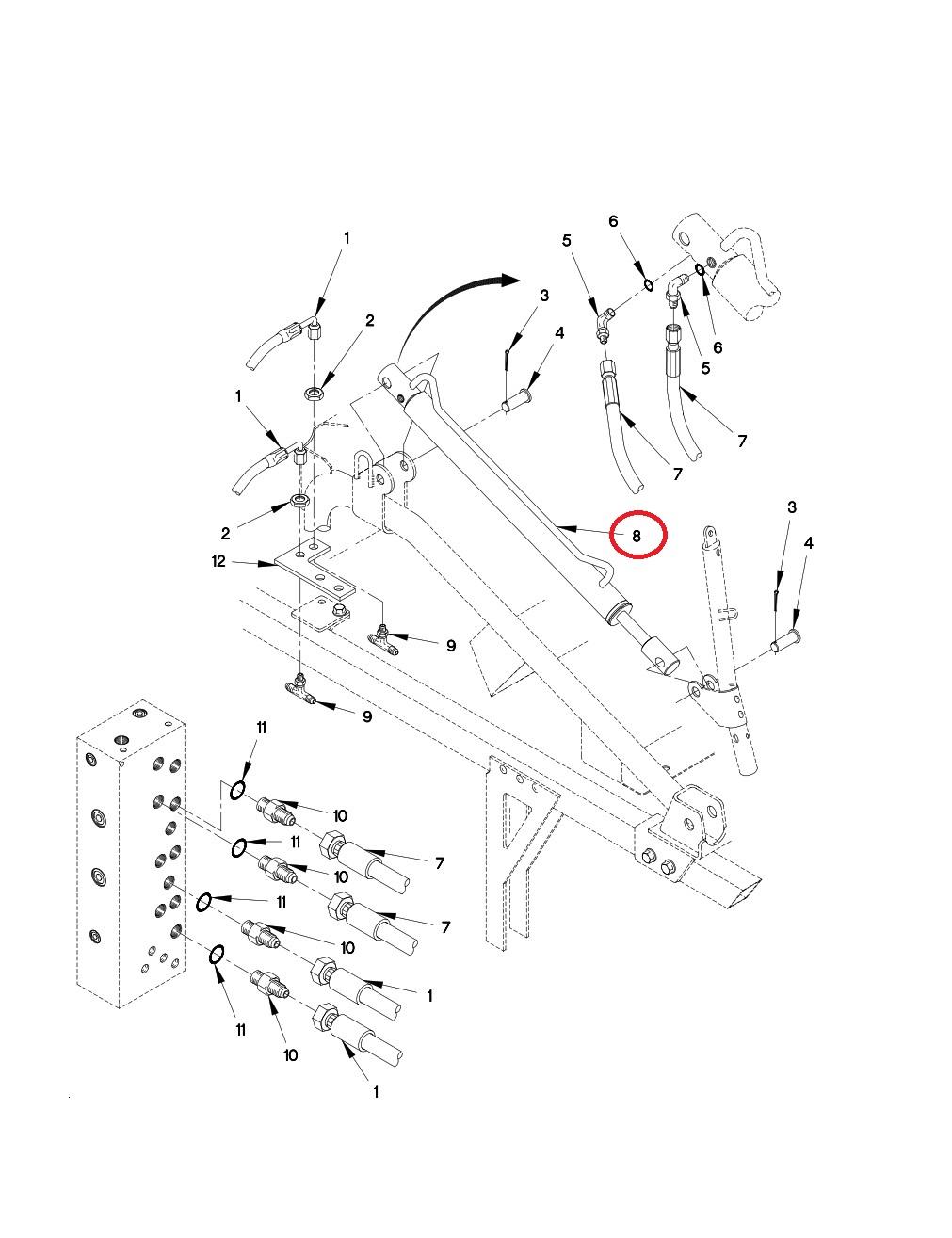 FM-289 | FM-289 FMTV - LMTV Spare Tire Retainer Hydraulic Cylinder Parts Diagram.jpg