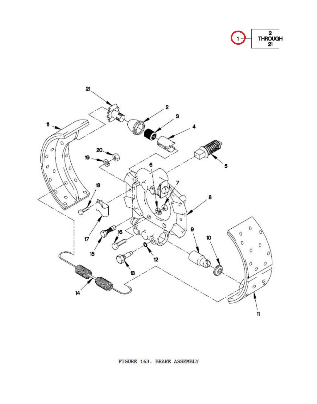 FM-340 | FM-340 FMTV Driver - Left Side Rear Axle Brake Assembly  Parts Diagram (2).JPG