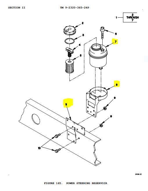 FM-517 | FM-517  Power Steering Reservoir With Mounting Bracket and Double Angle Bracket (1).JPG