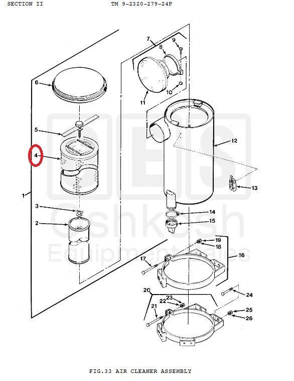 HEM-257 | HEM-257 M977Oskosh HEMTT Intake Air Filter (4044).jpg