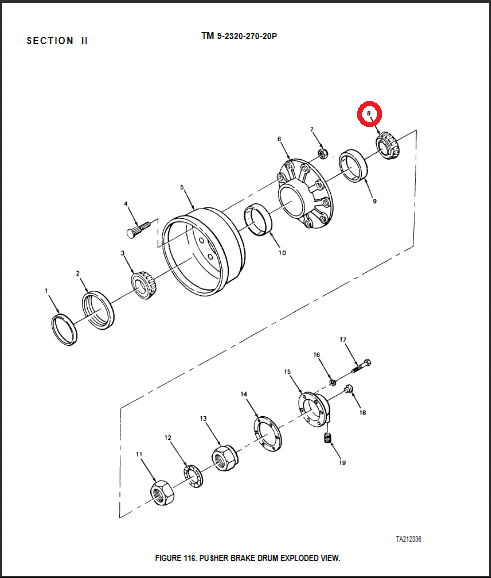 HET-126 | HET-126 Tapered Roller Bearing Cone with Rollers Heavy Equipment Transporter.png