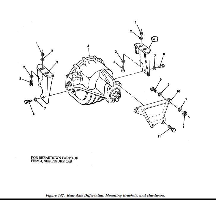 HM-1064 | HM-1064  Rear Differential Bracket - Left  Driver Side.JPG