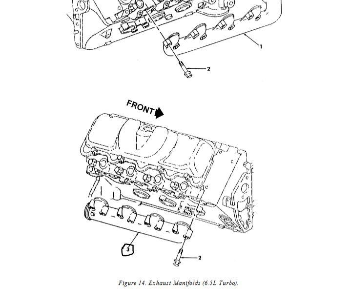 HM-1085 | HM-1085  Right Hand 6.5L Turbo Exhaust Manifold HMMWV.JPG