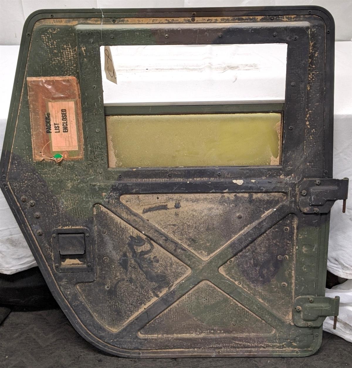 Hard Door Passenger / Right Side Rear X Door HMMWV #23