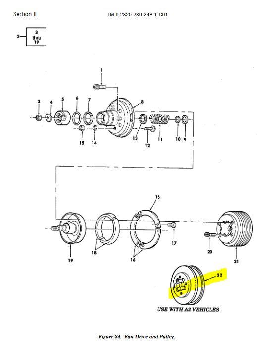 HM-1310 | HM-1310  Fan Drive Flat Pulley Dia1.JPG